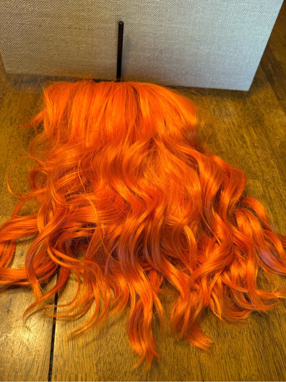 Vibrant Orange Women's Clip-In Hair Extension